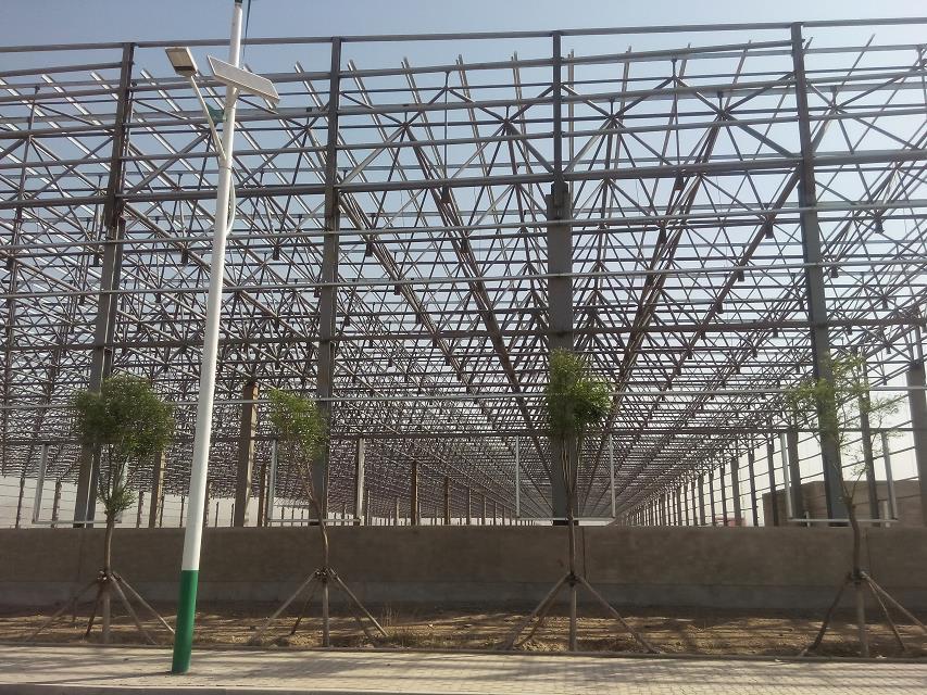 平谷汽车工业厂房网架